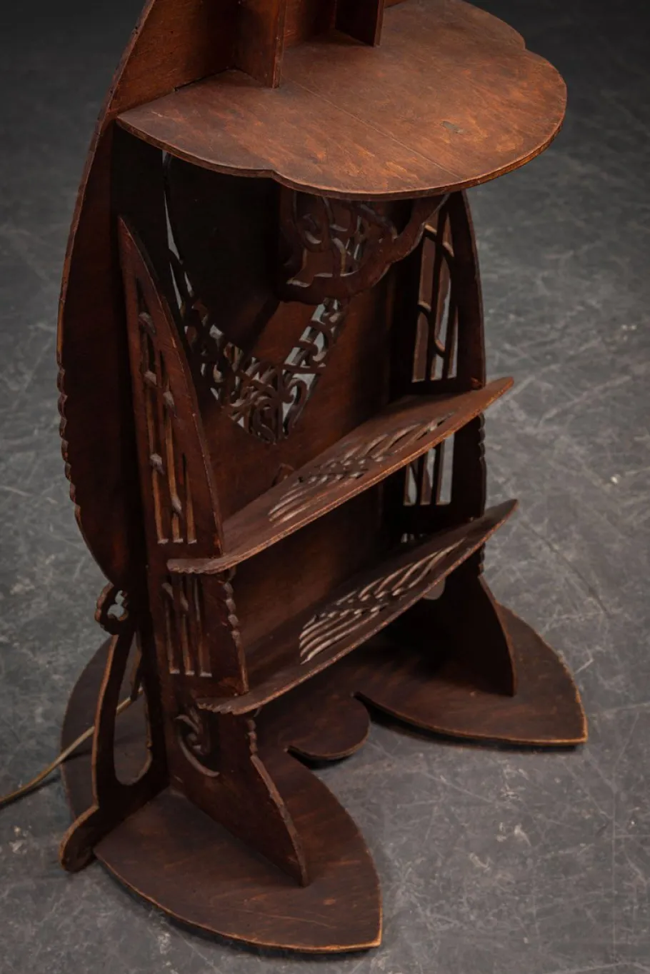 Hot Pamono Naive Amsterdam School Standing Lamp, 1920s