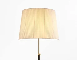 Online Pamono Natural and Brass Pie de Salón G1 Floor Lamp by Jaume Sans