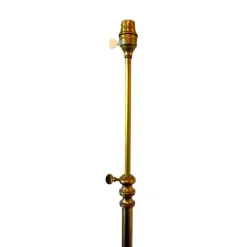 Best Pamono Neoclassical French Adjustable Brass Floor Lamp attributed to Maison Jansen, 1940s