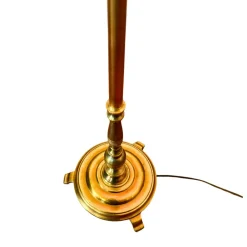 Best Pamono Neoclassical French Adjustable Brass Floor Lamp attributed to Maison Jansen, 1940s