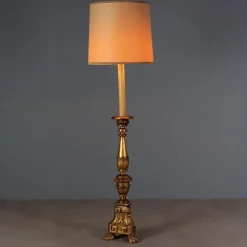 Sale Pamono Neoclassical Style Linden Floor Lamp, Italy, 20th Century