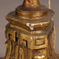 Sale Pamono Neoclassical Style Linden Floor Lamp, Italy, 20th Century