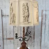 Best Pamono Neoclassical Table Lamp in Wrought Iron, 1950s