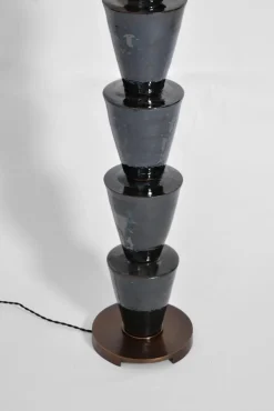 New Pamono Nizwa Black Floor Lamp by Barracuda Interiors