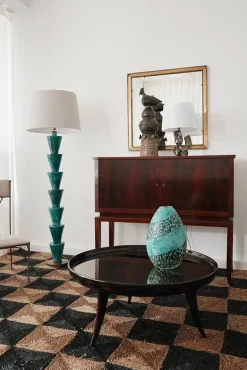 Pamono Nizwa Turquoise Floor Lamp by Barracuda Interiors