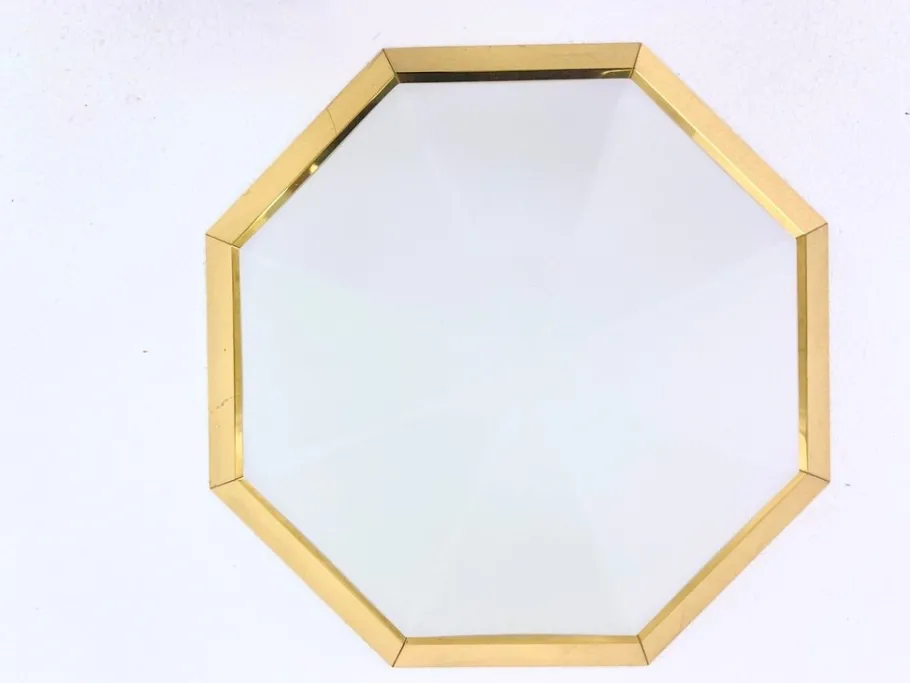 Best Pamono Octagonal Ceiling Lamp from Glashütte Limburg, 1970s