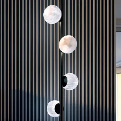 New Pamono Ofione Freedom Green Metal Floor Lamp by Alabastro Italiano