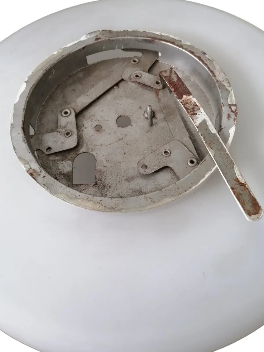 Best Pamono Opal Murano Glass Ceiling Lamp, 1960s