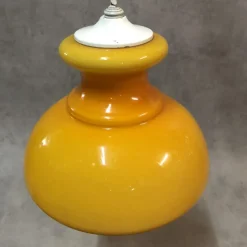 Sale Pamono Opaline Orange Ceiling Lamp, 1970s