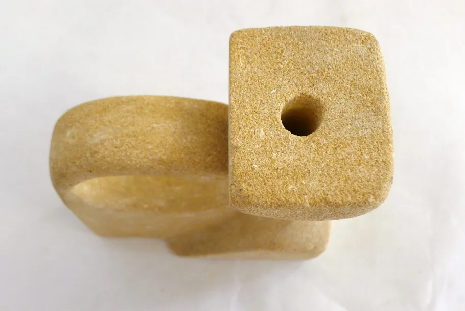 Sale Pamono Openwork Stone Sculpture or Lamp Base, 1970s