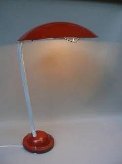 New Pamono Orange and Light Beige Outdoor Mushroom Lamp from Bega, 1950s