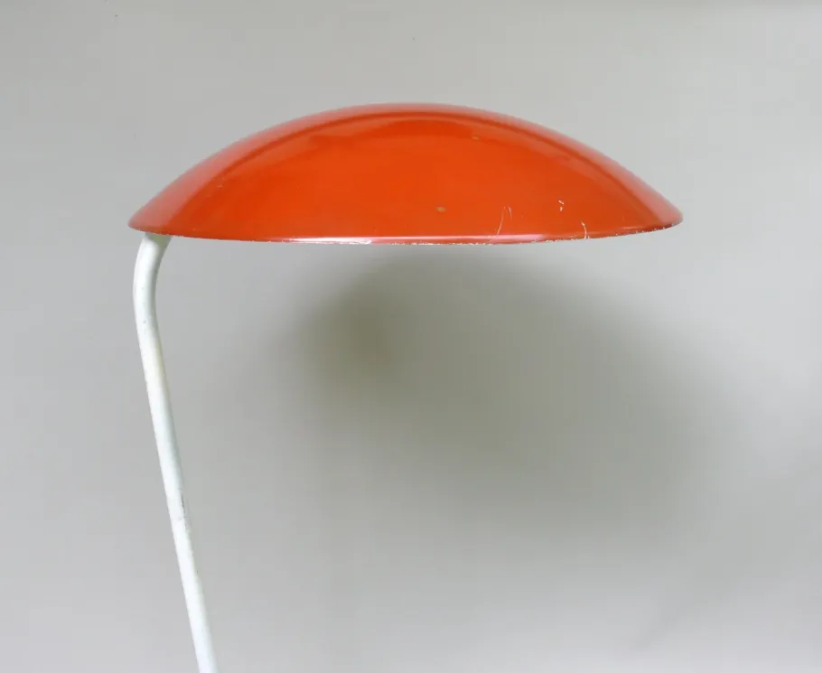 New Pamono Orange and Light Beige Outdoor Mushroom Lamp from Bega, 1950s