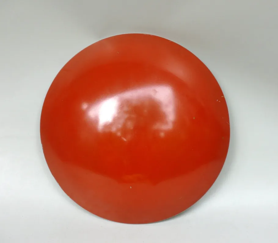 New Pamono Orange and Light Beige Outdoor Mushroom Lamp from Bega, 1950s