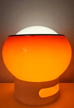 Clearance Pamono Orange Clan Floor Lamp attributed to Studio 6g for Guzzini and Meblo, Former Yugoslavia, 1960s