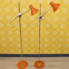 Best Pamono Orange Floor Lamps by Richard Essig, 1970s, Set of 2
