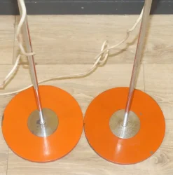 Best Pamono Orange Floor Lamps by Richard Essig, 1970s, Set of 2