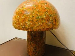 Sale Pamono Orange Mushroom Lamp by Peill and Putzler, 1970s