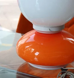 Sale Pamono Orange Table Lamp, 1960s