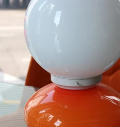 Sale Pamono Orange Table Lamp, 1960s