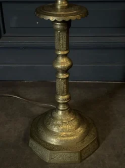 New Pamono Oriental Brass Floor Lamp