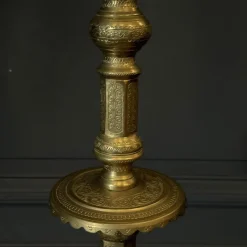 New Pamono Oriental Brass Floor Lamp