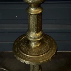 New Pamono Oriental Brass Floor Lamp