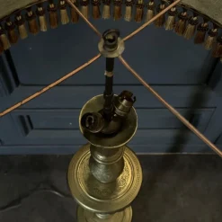 New Pamono Oriental Brass Floor Lamp