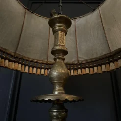 New Pamono Oriental Brass Floor Lamp