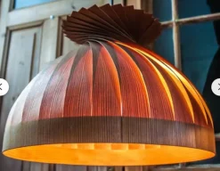 New Pamono Original Scandinavian Bent Pine Adjustable Floor Light by Hans-Agne Jakobsson, 1960s