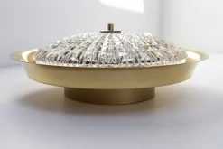 Sale Pamono Orrefors Brass Wall Lamp by Fagerlund for Lyfa, 1960s