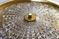 Sale Pamono Orrefors Brass Wall Lamp by Fagerlund for Lyfa, 1960s