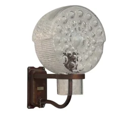 Outlet Pamono Outdoor Facade Lamp in Copper and Glass from Westal, Sweden, 1960s