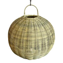 Outlet Pamono Outdoor Faux Rattan Globe Lantern, 2010s