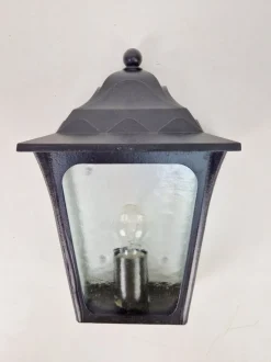 Sale Pamono Outdoor Wall Lamp Metal Glass Wall Lamp from RZB, 1980s