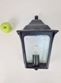 Sale Pamono Outdoor Wall Lamp Metal Glass Wall Lamp from RZB, 1980s