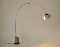 Pamono Pac-Man Arco Floor Lamp attributed to Superstudio for Poltronova, 1970s