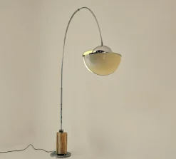 Pamono Pac-Man Arco Floor Lamp attributed to Superstudio for Poltronova, 1970s