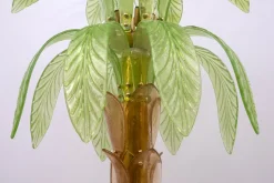 Online Pamono Palm Floor Lamp in Brass and Murano Glass from Maestri Muranesi, 1970s