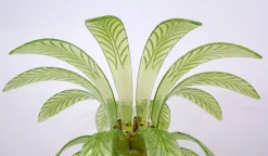 Online Pamono Palm Floor Lamp in Brass and Murano Glass from Maestri Muranesi, 1970s