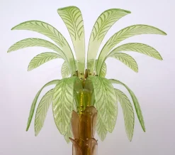 Online Pamono Palm Floor Lamp in Brass and Murano Glass from Maestri Muranesi, 1970s