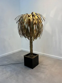 New Pamono Palm Tree Floor Lamp from Maison Jansen