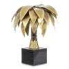 Outlet Pamono Palm Tree Floor Lamp in Gilded Brass from Maison Jansen, 1970s