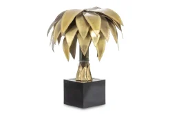 Outlet Pamono Palm Tree Floor Lamp in Gilded Brass from Maison Jansen, 1970s