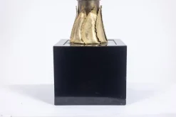 Outlet Pamono Palm Tree Floor Lamp in Gilded Brass from Maison Jansen, 1970s