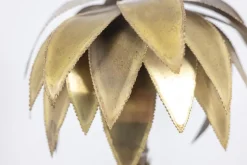 Outlet Pamono Palm Tree Floor Lamp in Gilded Brass from Maison Jansen, 1970s