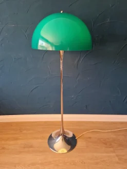 Hot Pamono Panthella Floor Lamp in Chrome by Verner Panton for Louis Poulsen, Denmark, 1970s