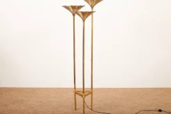 Outlet Pamono Papyrus Floor Lamp by Nucci Valsecchi, 1970s