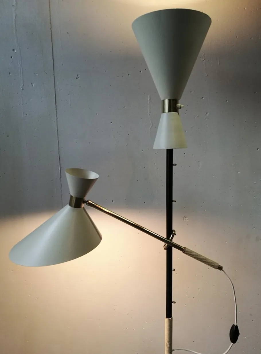 Sale Pamono Pelikan Floor Lamp by J.T. Kalmar, 1950s