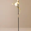 Sale Pamono Pelikan Floor Lamp in Brass and Lacquered Steel by J.T. Kalmar, Austria, 1950s