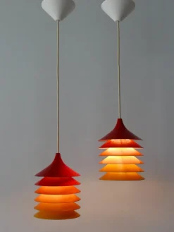 Best Pamono Pendant Lamps Duett by Bent Gantzel Boysen for Ikea Sweden, 1980s, Set of 2